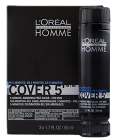 Cover 5 de L'Oréal : une coloration professionnelle pour homme